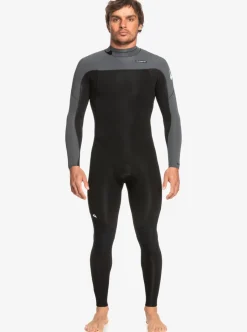 Mens Quiksilver Wetsuits|3/2 Everyday Sessions Back-Zip Wetsuit