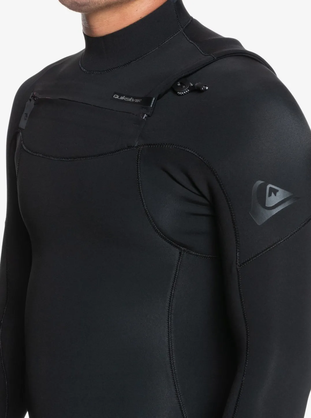Mens Quiksilver Wetsuits|4/3 Everyday Sessions Chest Zip Wetsuit