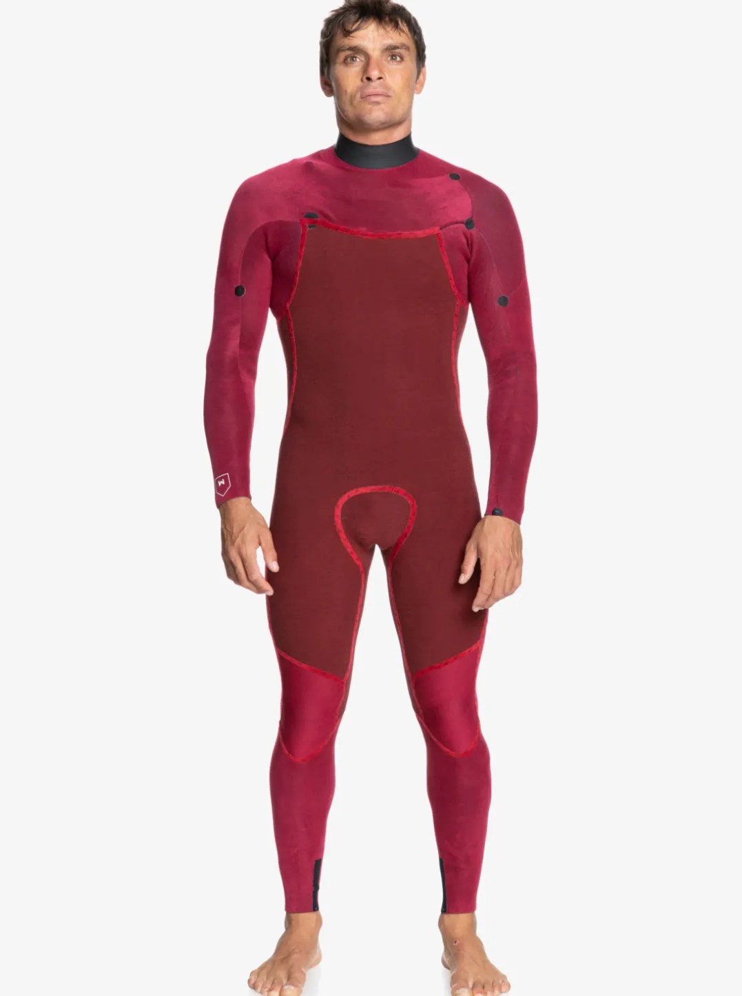 Mens Quiksilver Wetsuits|4/3 Everyday Sessions Chest Zip Wetsuit