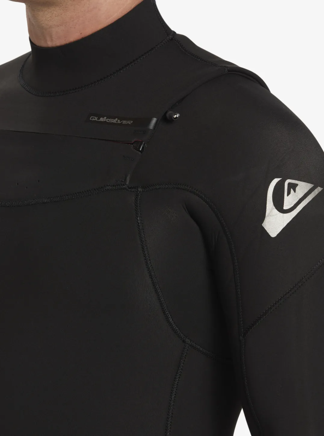 Mens Quiksilver Wetsuits|4/3 Everyday Sessions Chest-Zip Wetsuit