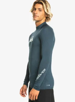 Mens Quiksilver Rashguards|All Time Long Sleeve Upf 50 Rashguard