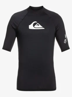 Mens Quiksilver Rashguards|All Time Short Sleeve Upf 50 Rashguard