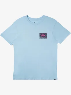 Mens Quiksilver Tees|Black Flash T-Shirt