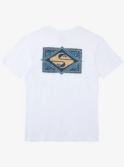 Mens Quiksilver Tees|Black Flash T-Shirt