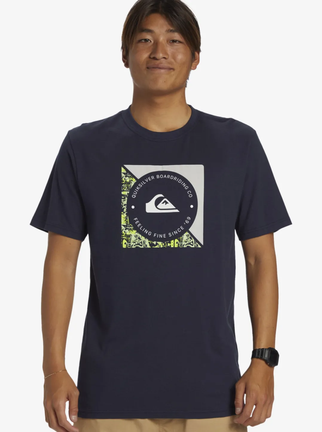 Mens Quiksilver Tees|Boardshort Linked T-Shirt