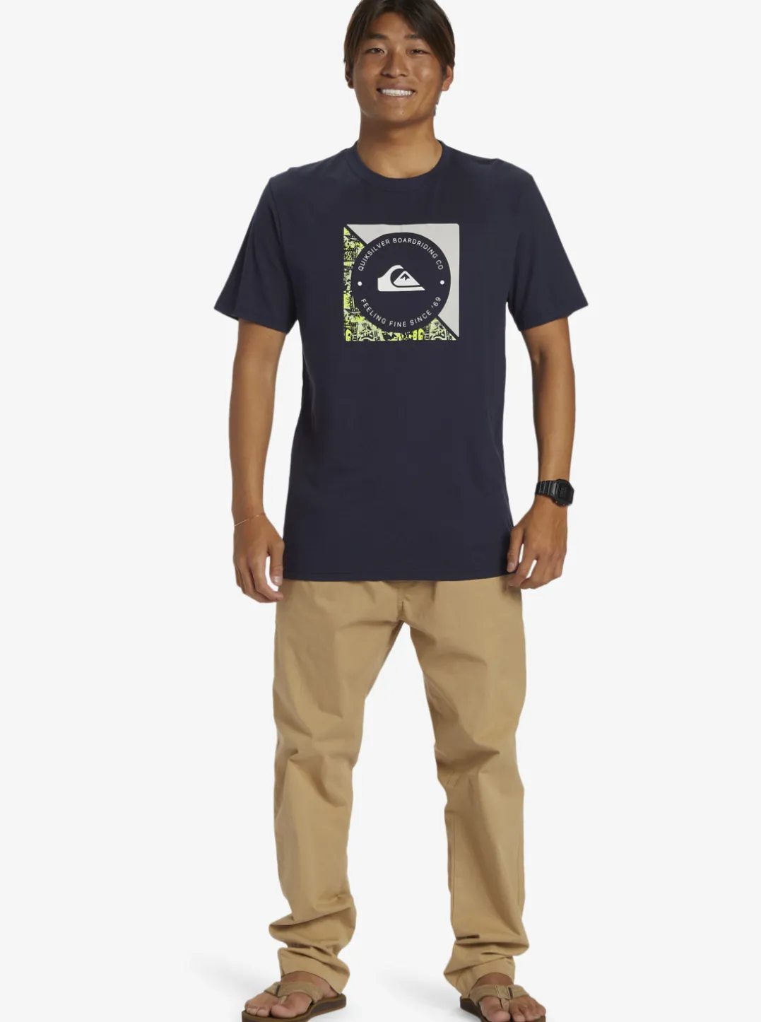 Mens Quiksilver Tees|Boardshort Linked T-Shirt