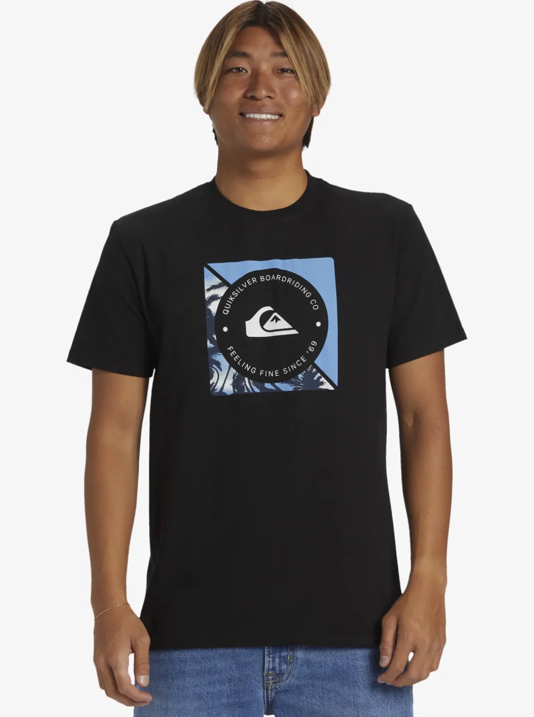 Mens Quiksilver Tees|Boardshort Linked T-Shirt