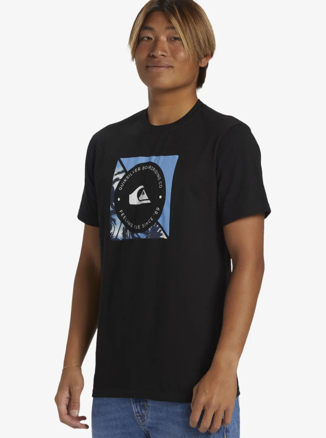 Mens Quiksilver Tees|Boardshort Linked T-Shirt