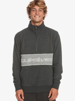 Mens Quiksilver Sweatshirts & Hoodies|Bold Omni Half-Zip Sweatshirt