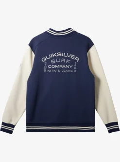 Mens Quiksilver Sweatshirts & Hoodies|Bomber Zip-Up Fleece