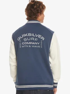 Mens Quiksilver Sweatshirts & Hoodies|Bomber Zip-Up Fleece