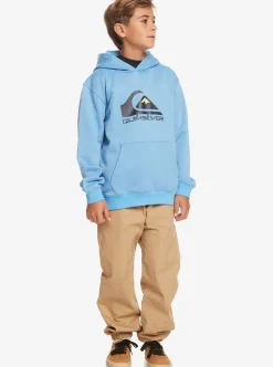 Boys Quiksilver Jackets|Boy'S 8-16 Big Logo Fleece Top