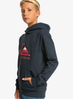 Boys Quiksilver Jackets|Boy'S 8-16 Big Logo Fleece Top