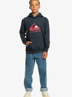 Boys Quiksilver Jackets|Boy'S 8-16 Big Logo Fleece Top