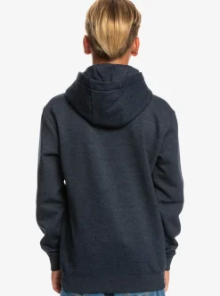 Boys Quiksilver Jackets|Boy'S 8-16 Big Logo Fleece Top