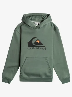 Boys Quiksilver Jackets|Boy'S 8-16 Big Logo Fleece Top