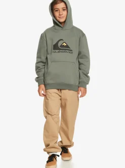 Boys Quiksilver Jackets|Boy'S 8-16 Big Logo Fleece Top
