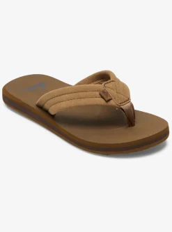 Boys Quiksilver Sandals|Boy'S 8-16 Carver Suede Core Sandals