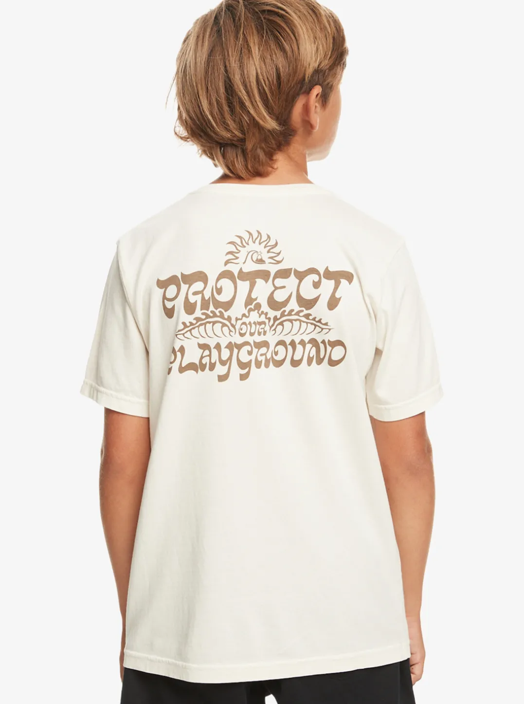 Boys Quiksilver Tees|Boy'S 8-16 Earthy Type T-Shirt