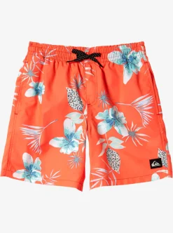 Mens Quiksilver Boardshorts|Boy'S 8-16 Everyday Mix Vl 15Nb Elastic Waist Shorts