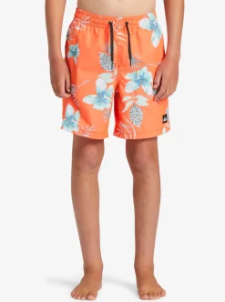 Mens Quiksilver Boardshorts|Boy'S 8-16 Everyday Mix Vl 15Nb Elastic Waist Shorts