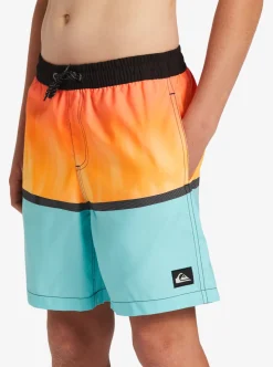 Mens Quiksilver Boardshorts|Boy'S 8-16 Everyday Mix Vl 15Nb Elastic Waist Shorts
