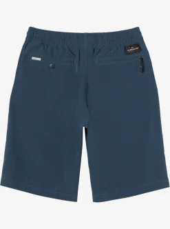 Boys Quiksilver Shorts|Boy'S 8-16 Ocean Elastic 18" Amphibian Boardshorts