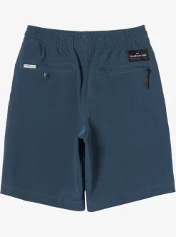 Boys Quiksilver Shorts|Boy'S 2-7 Ocean Elastic Waist 14" Amphibian Boardshorts
