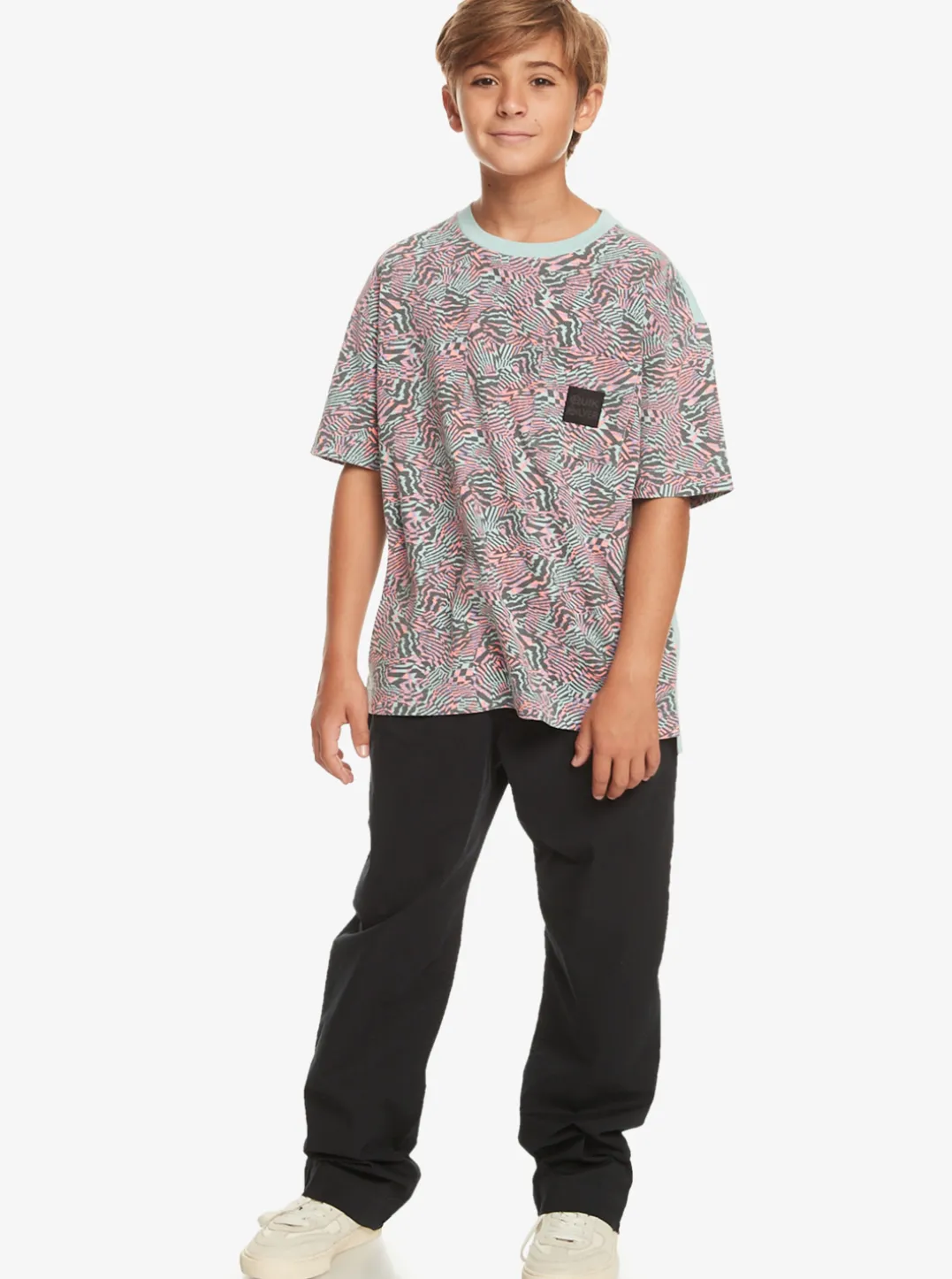 Boys Quiksilver Tees|Boy'S 8-16 Radical All-Over T-Shirt