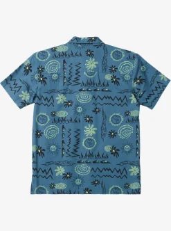 Boys Quiksilver Shirts|Boy'S 8-16 Radical Times Short Sleeve Woven Shirt