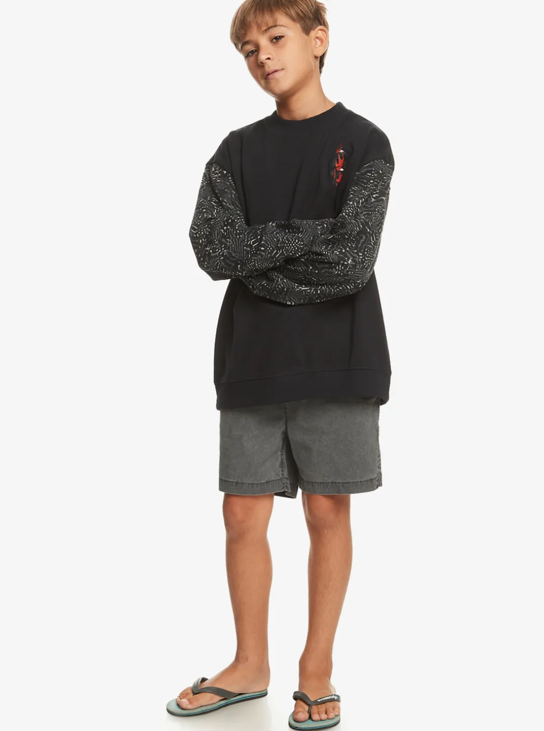 Boys Quiksilver Sweatshirts & Hoodies|Boy'S 8-16 Radical Times Sweatshirt