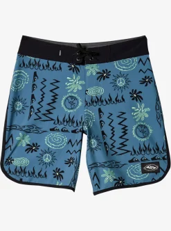 Boys Quiksilver Shorts|Boy'S 8-16 Surfsilk Radical Scallop 16 Boardshorts