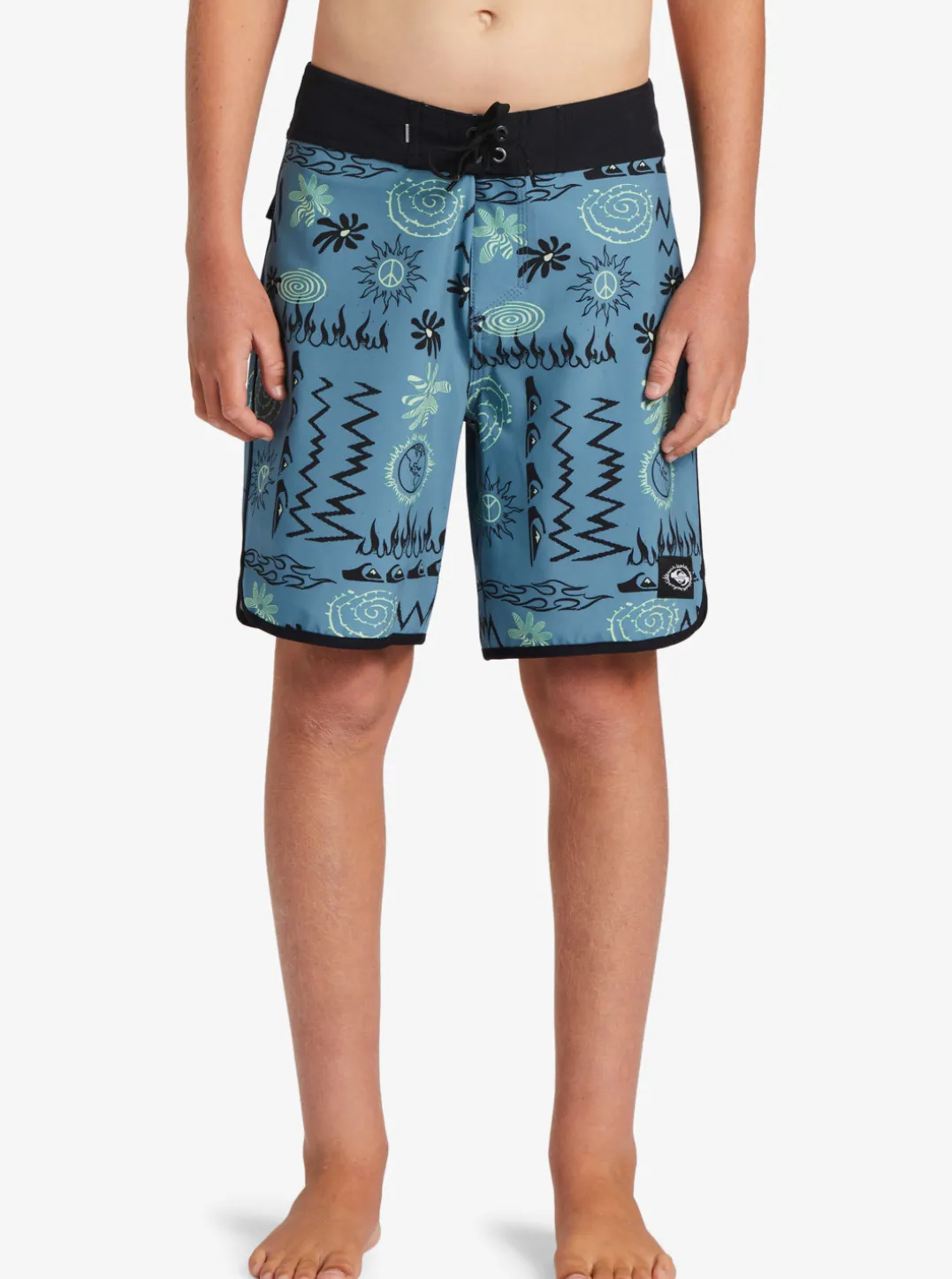 Boys Quiksilver Shorts|Boy'S 8-16 Surfsilk Radical Scallop 16 Boardshorts