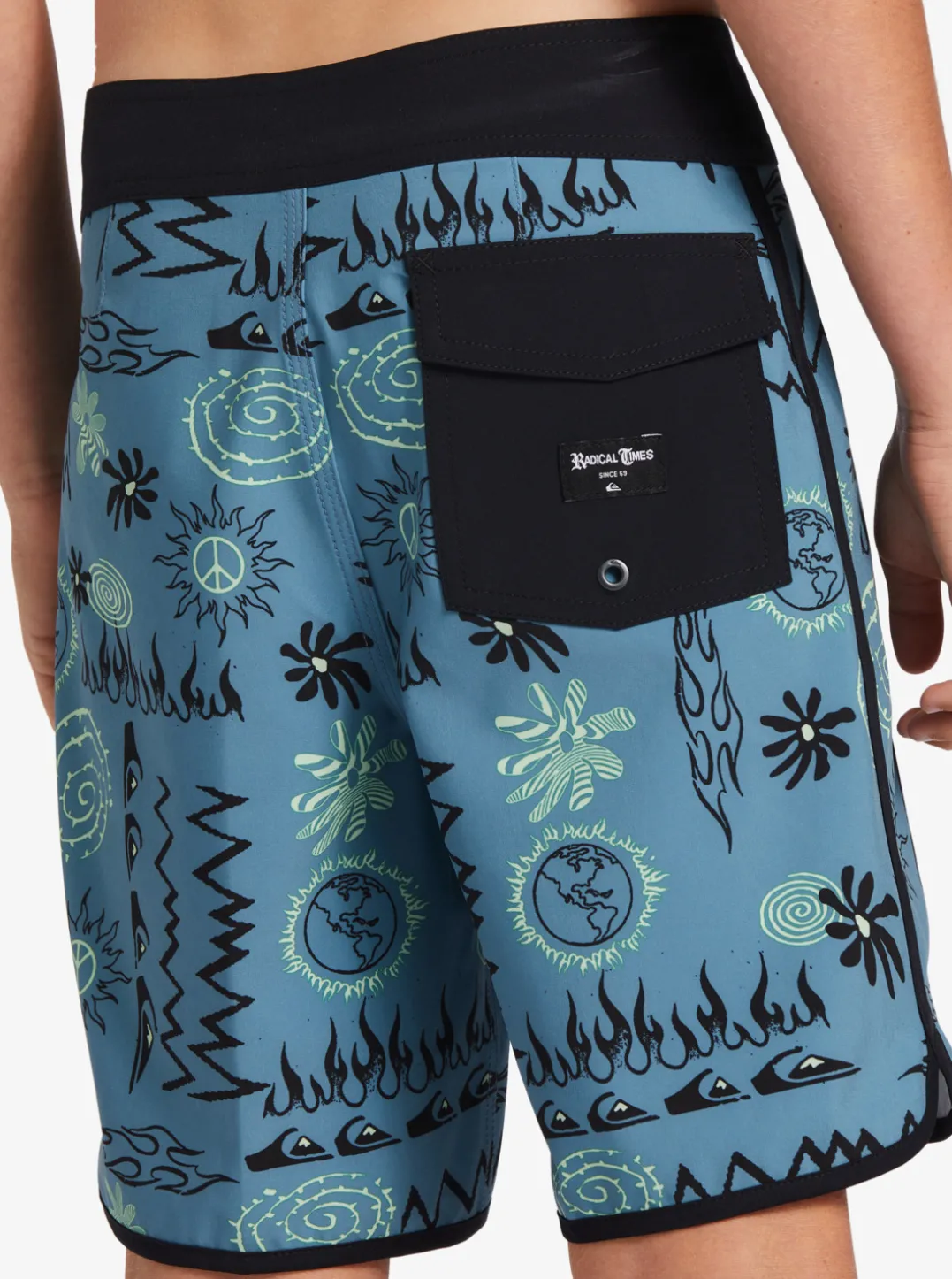 Boys Quiksilver Shorts|Boy'S 8-16 Surfsilk Radical Scallop 16 Boardshorts