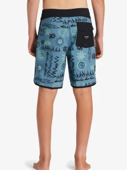 Boys Quiksilver Shorts|Boy'S 8-16 Surfsilk Radical Scallop 16 Boardshorts