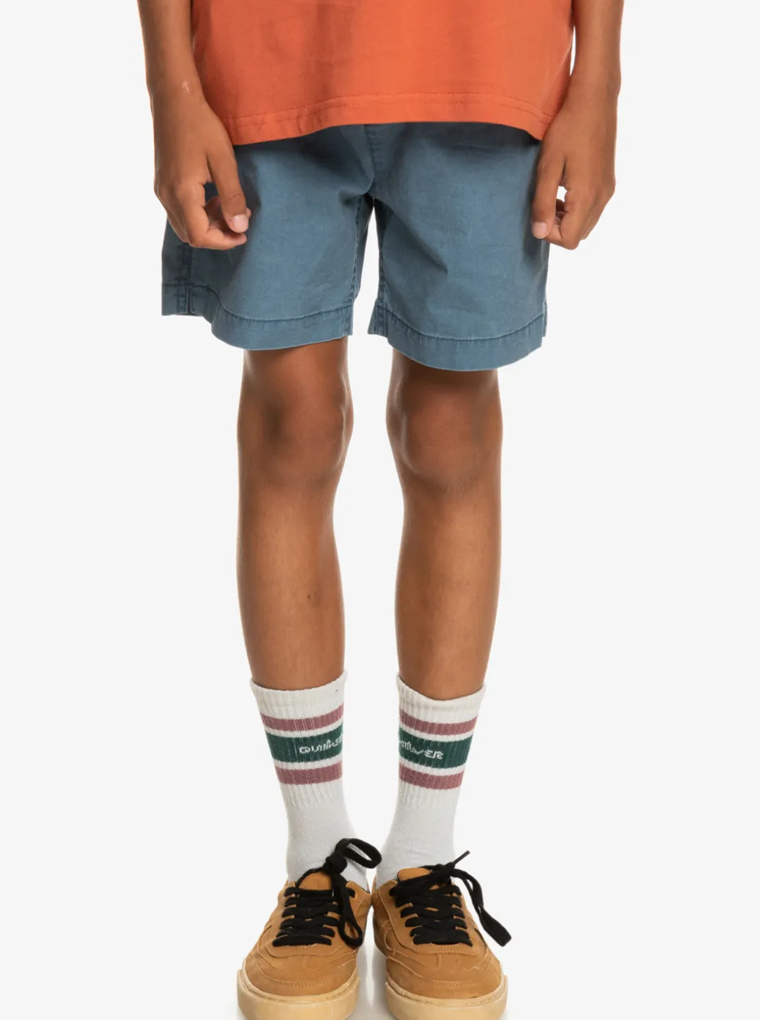 Boys Quiksilver Shorts|Boy'S 8-16 Taxer 15" Elastic Waist Shorts