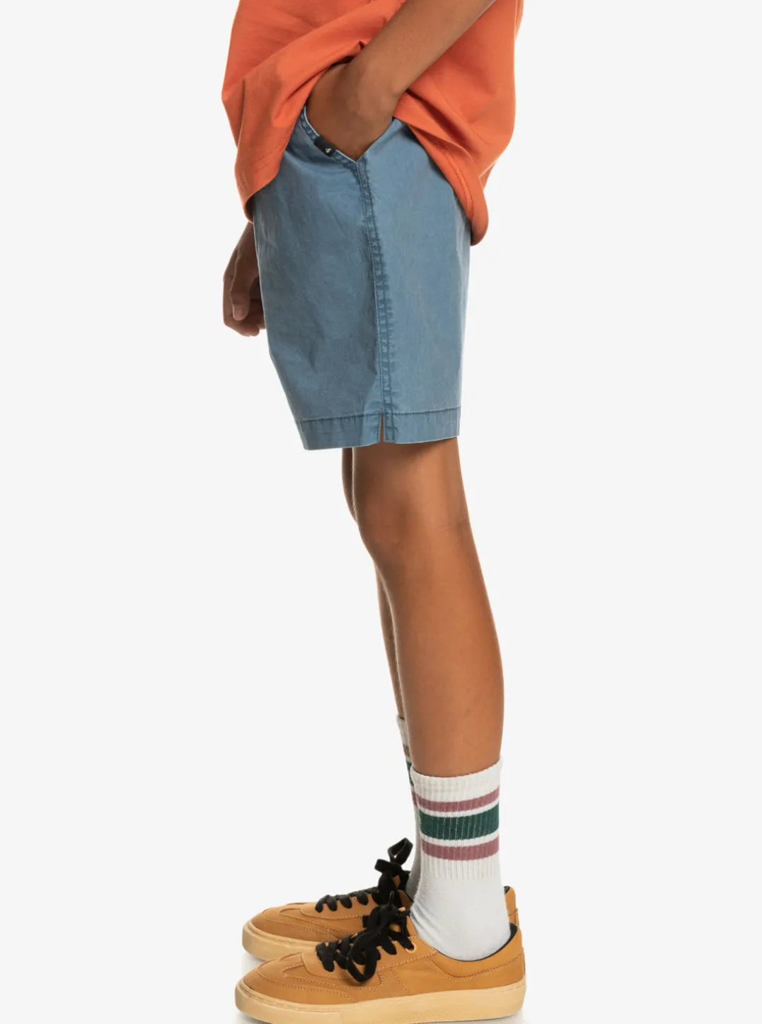 Boys Quiksilver Shorts|Boy'S 8-16 Taxer 15" Elastic Waist Shorts