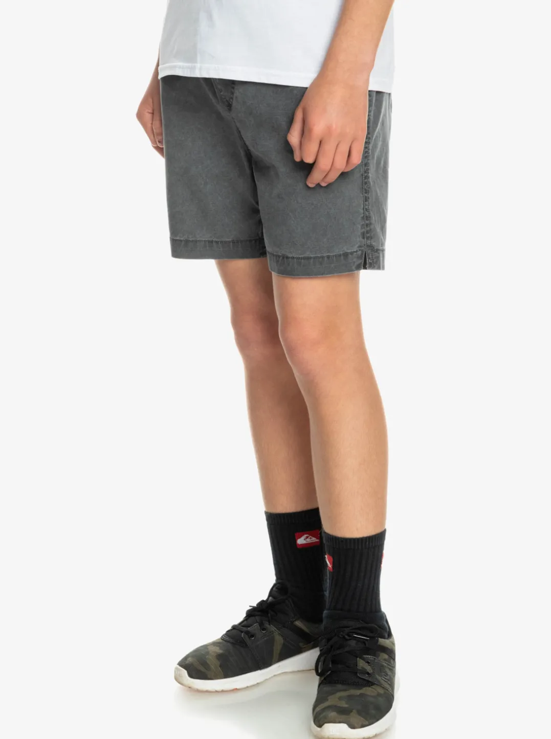 Boys Quiksilver Shorts|Boy'S 8-16 Taxer 15" Elastic Waist Shorts