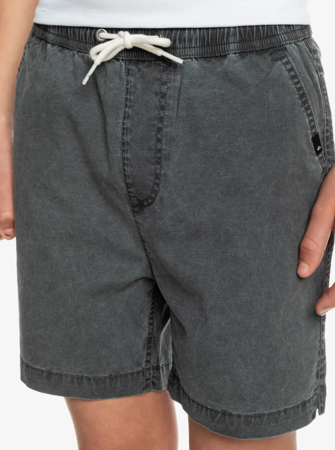 Boys Quiksilver Shorts|Boy'S 8-16 Taxer 15" Elastic Waist Shorts