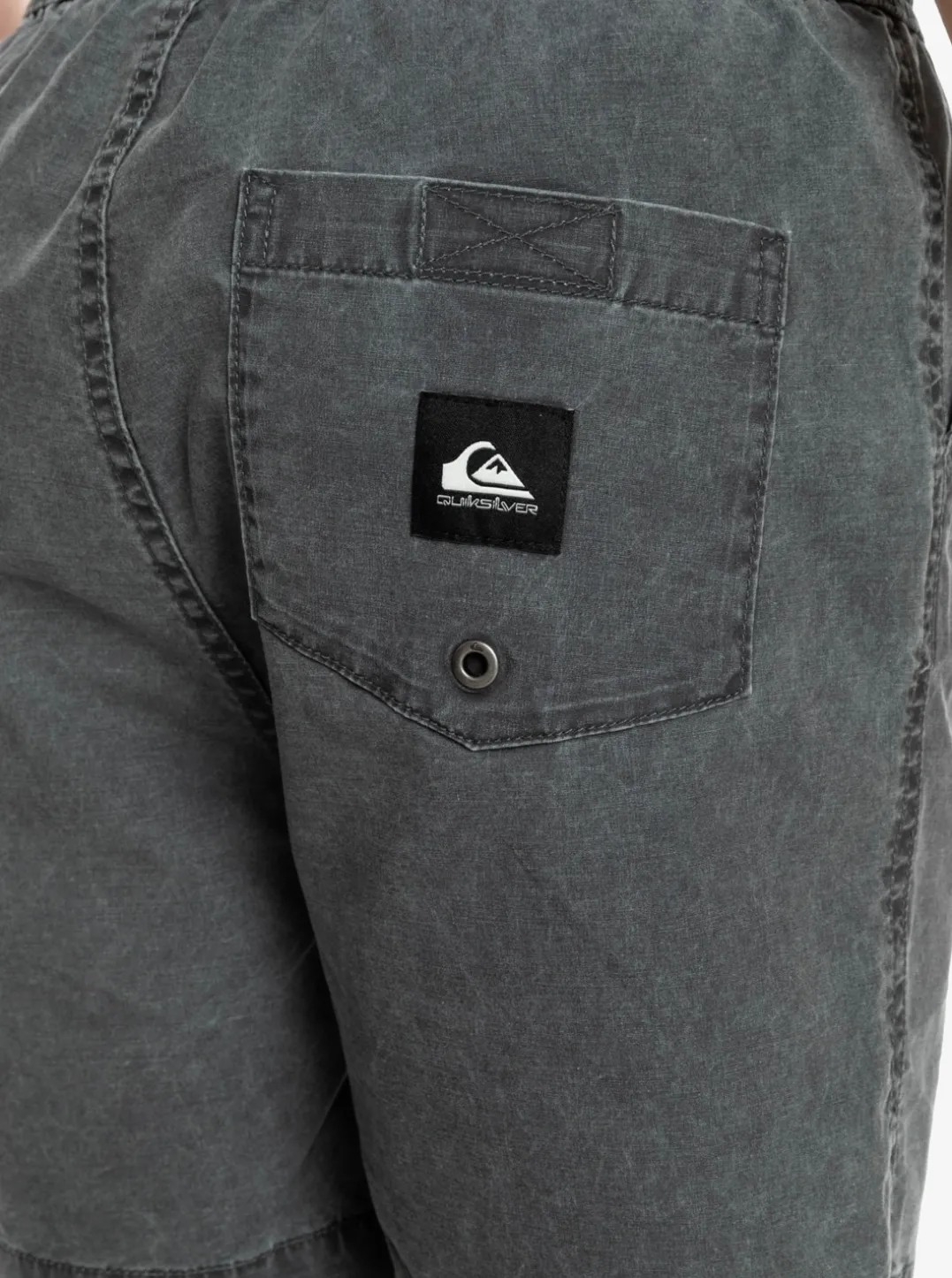 Boys Quiksilver Shorts|Boy'S 8-16 Taxer 15" Elastic Waist Shorts