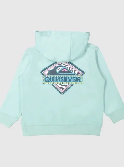 Boys Quiksilver Sweatshirts & Hoodies|Boy'S 2-7 Vintage Rising Lines Zip-Up Hoodie