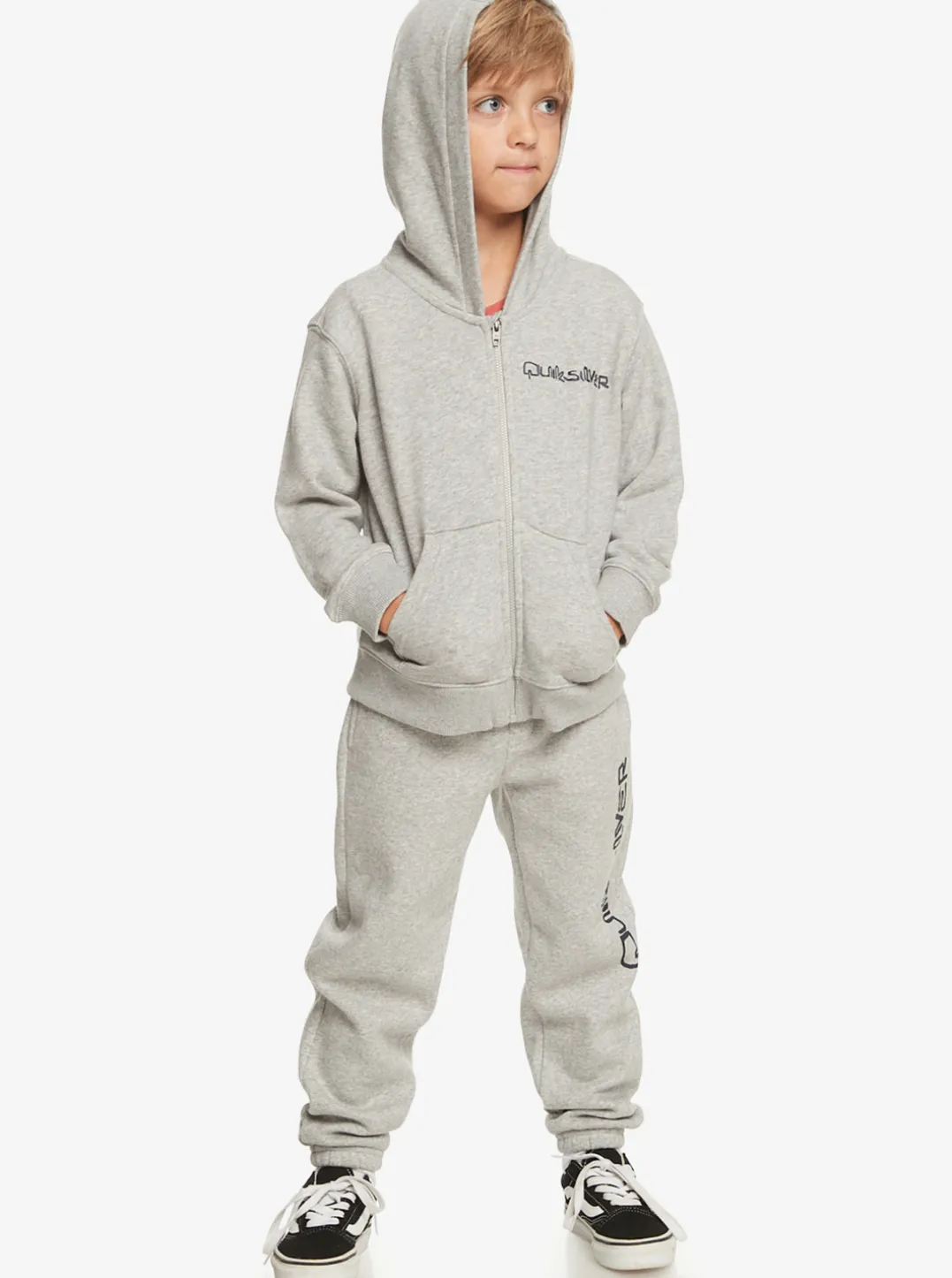 Boys Quiksilver Sweatshirts & Hoodies|Boy'S 2-7 Vintage Rising Lines Zip-Up Hoodie