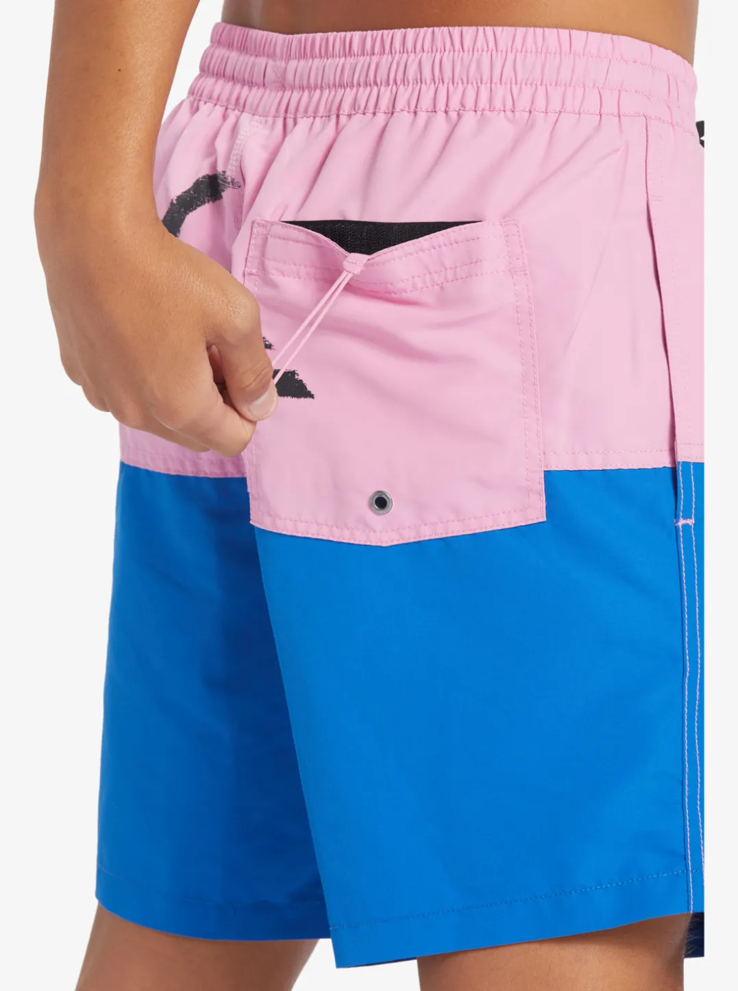 Mens Quiksilver Elastic Waist|Butt Logo 17" Volleys