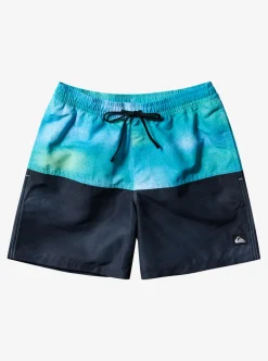 Mens Quiksilver Elastic Waist|Butt Logo 17" Volleys