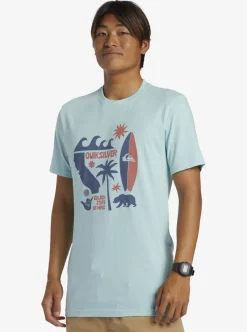 Mens Quiksilver Tees|Ca Funshine T-Shirt