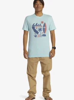 Mens Quiksilver Tees|Ca Funshine T-Shirt