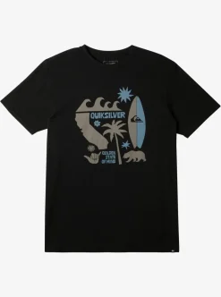Mens Quiksilver Tees|Ca Funshine T-Shirt
