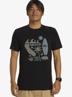 Mens Quiksilver Tees|Ca Funshine T-Shirt