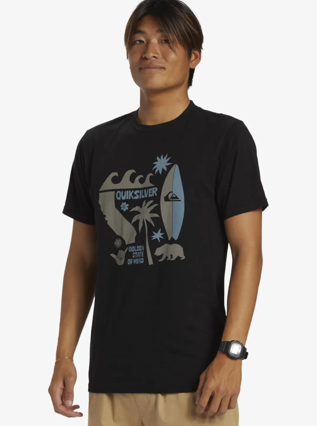 Mens Quiksilver Tees|Ca Funshine T-Shirt