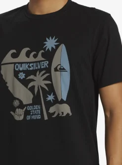 Mens Quiksilver Tees|Ca Funshine T-Shirt